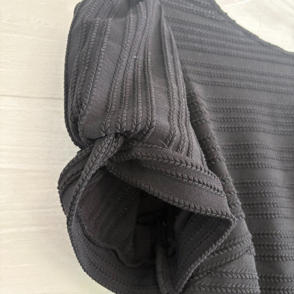 WHBM Textured Jacquard Top M NWT - Picture 3 of 7